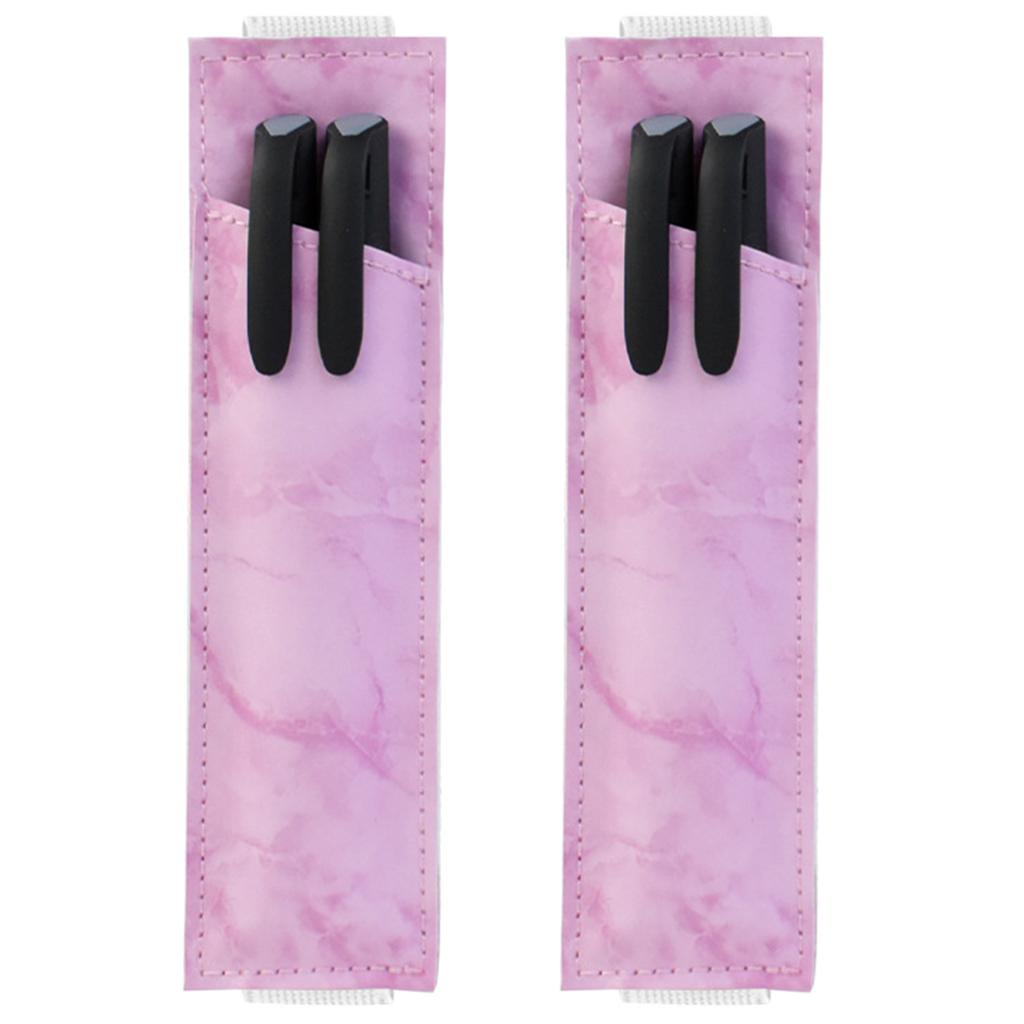 2ks Nastavitelná elastická gumička Držák na pero Kožené pouzdro na pero Nepropustné Štíhlé pouzdro na tužky pro pevné deníky