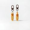 Cute Cartoon Baguettes Keychain Personality Kawaii Animal Bread Car Keyring Pendant Backpack Decoration Accessories Gifts