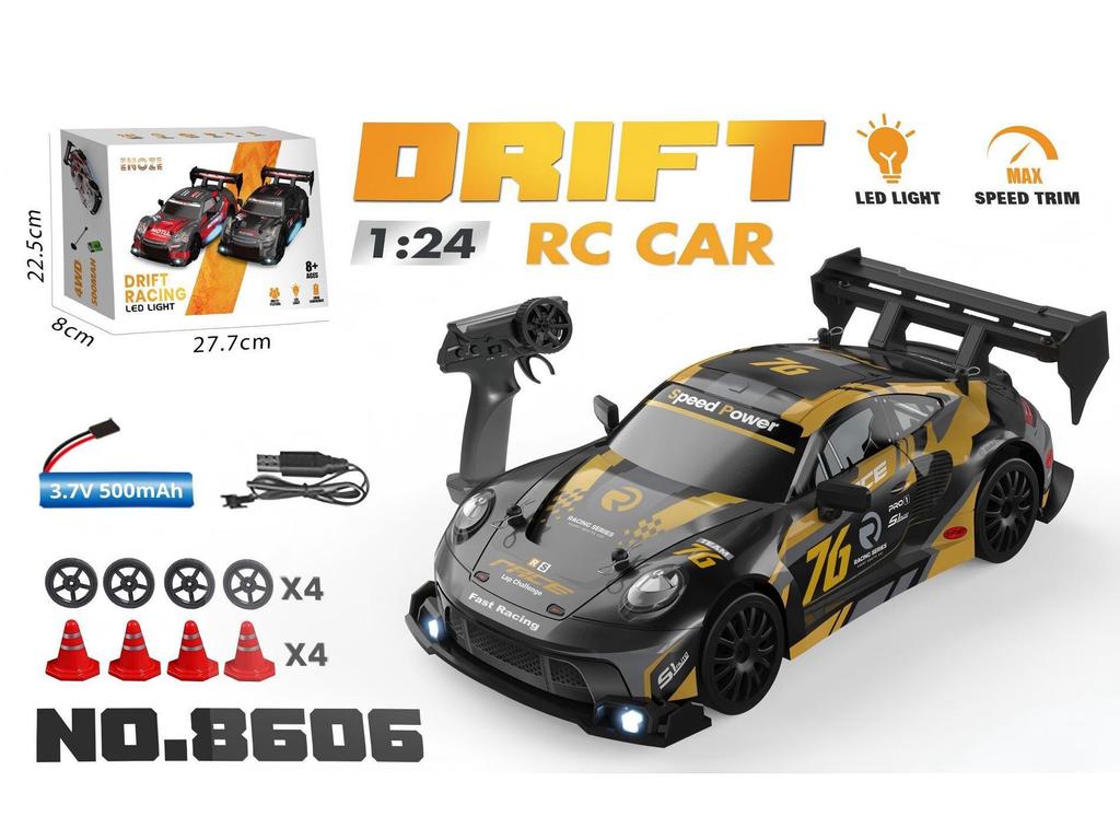 1:24 Four-Wheel Drive AE86GTR Drift RC Racing Car - Durable Model Toy