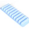 10 Grids Stick Shape Ice Tray Non-Stick Easy Release Push Popsicle Out Cylinder Silicone Ice Cube Tray Jelly Chocolate Mold