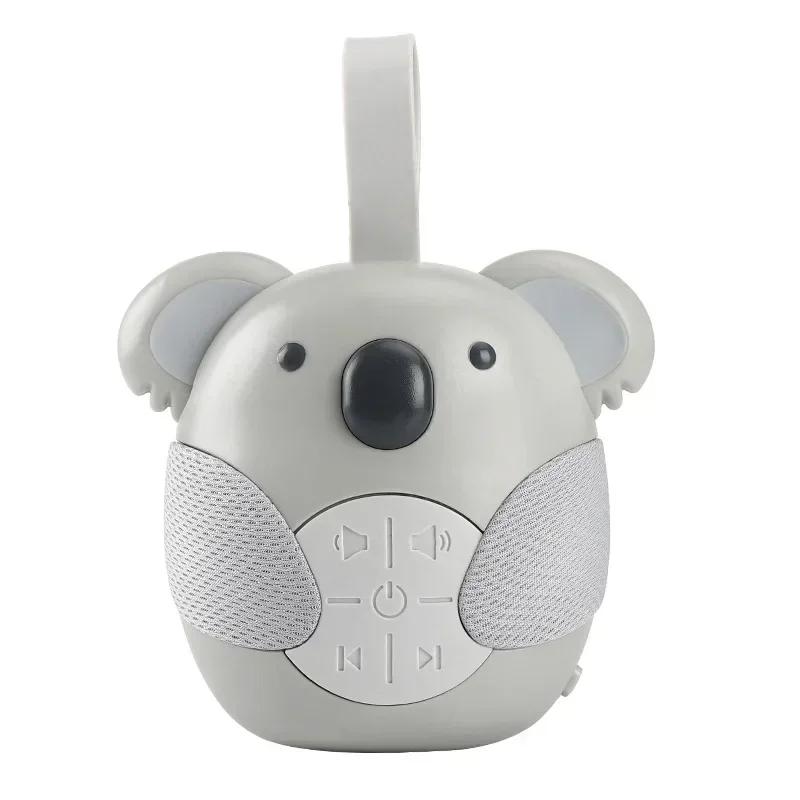 Portable Koala Sleep Sound Toddler White Noise Machine Soothing Music Player Sleep Monitor Home for Baby Room Stroller