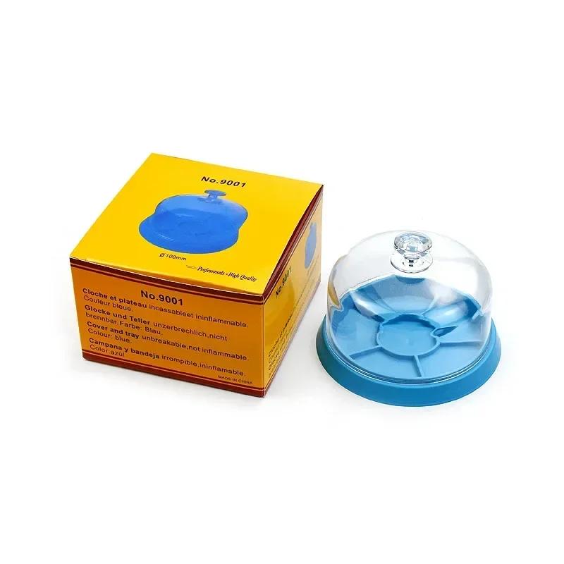 

Чехол для часов с 6 слотами и лотком для ремонта часового механизма. Инструмент для ювелирных изделий. Запасной защитный чехол. Инструмент для ремонта часовщика. синий