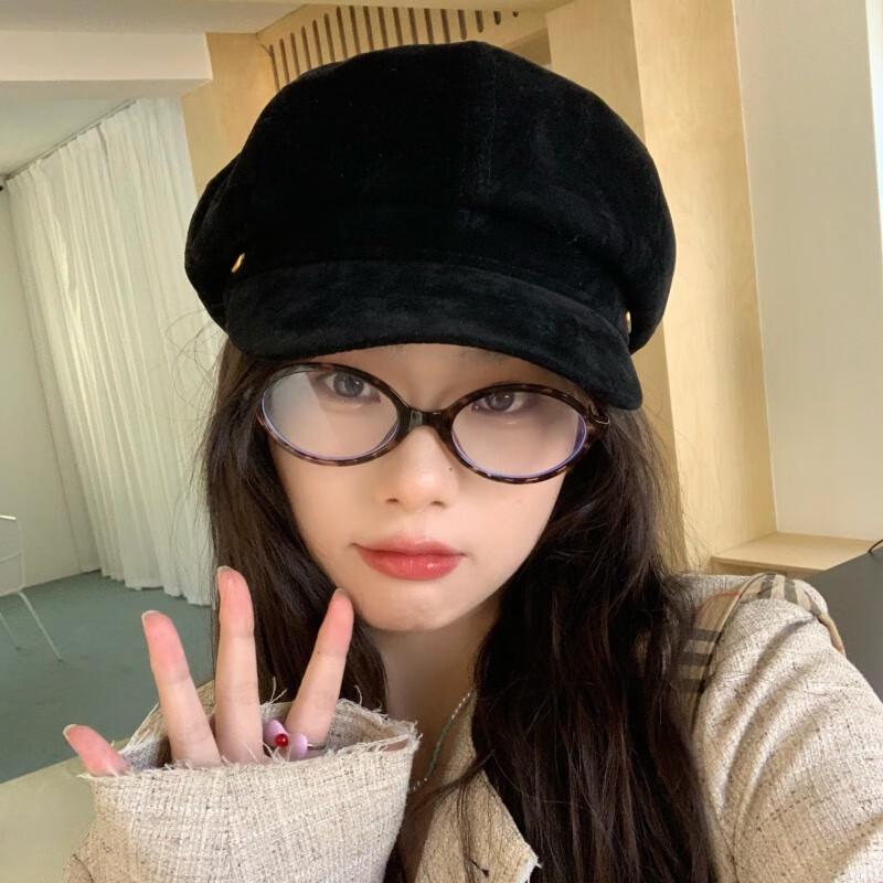 Женский винтажный замшевый берет Miling