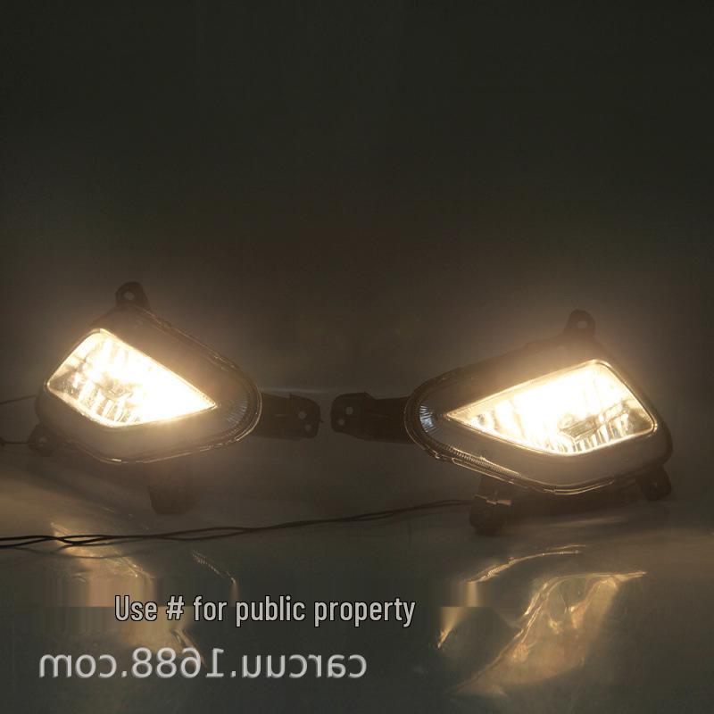 15-17 Sonata 9 Front Bumper DRL & Fog Lights