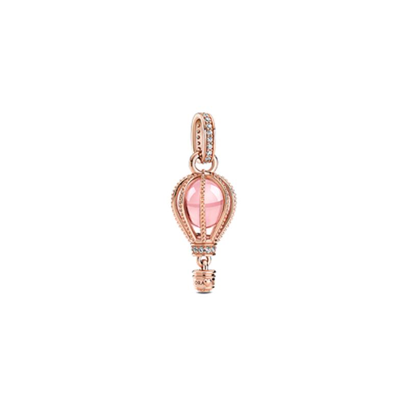 Pandora Rose pink hot air balloon pendant for women 789434C01 розовый
