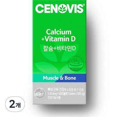 Cenovis Calcium + Vitamin D, 60 Tablets, 2 Units