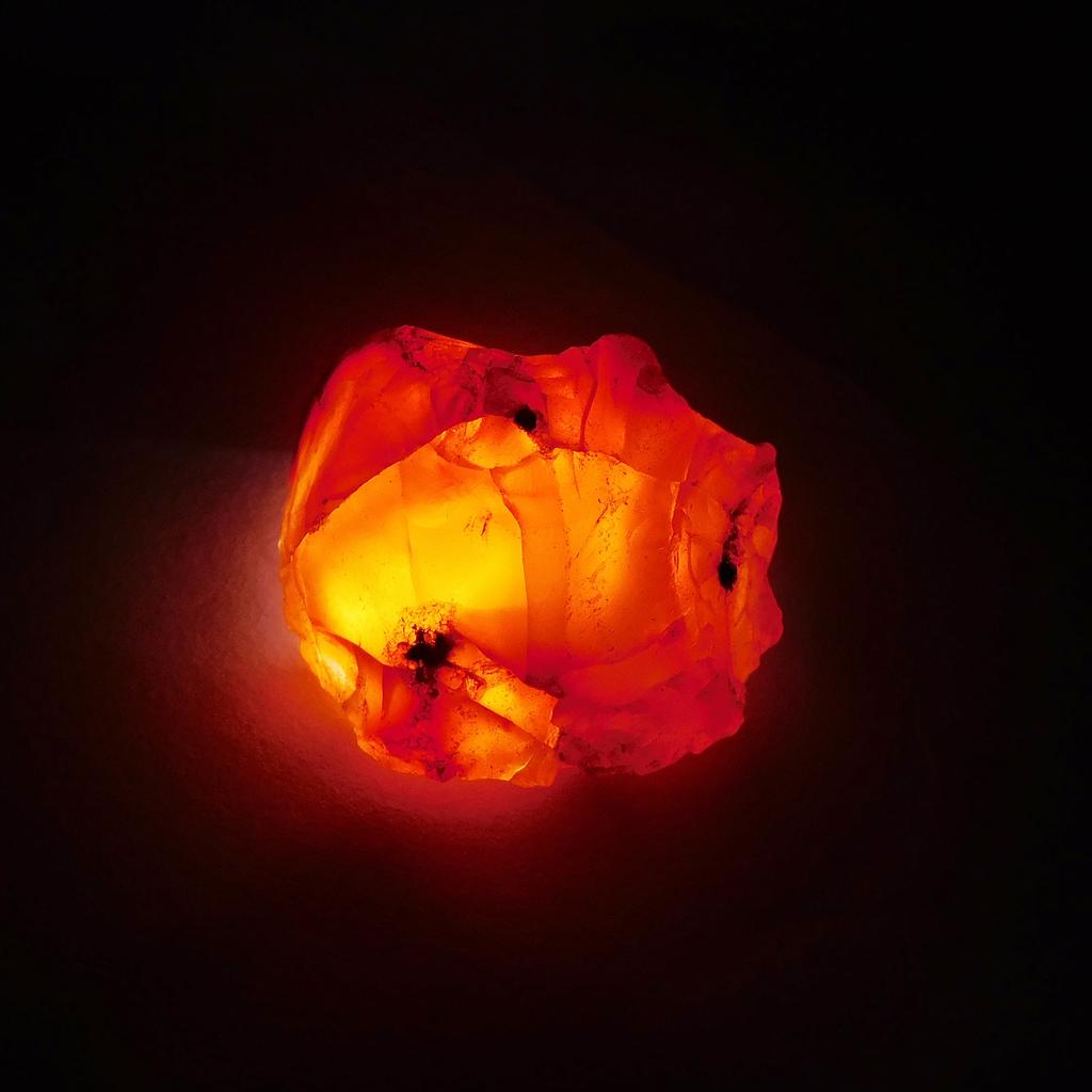 Natural Orange Sapphire Loose Gemstone 57 Ct Uncut Rough September Birthstone for Gem Collections