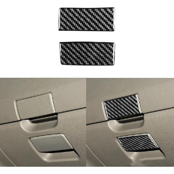 Real Premium Carbon Fiber Car Center Console Gear Shifter Transmission Panel Cover Sticker Auto Interior Accessories Compatible with Toyota Corolla