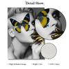 Nowoczesna moda Wall Art kobieta Home Decor czarny abstrakcyjny piękny motyl obraz na płótnie drukuje zdjęcia na plakat do salonu