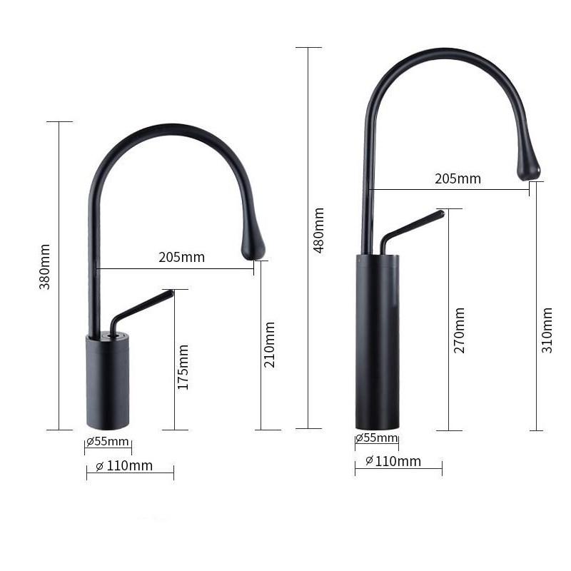Basin Faucet Single Lever 360 Rotation Spout Moder Brass Mixer Tap For Kitchen Or Bathroom Basin Water Sink Mixer gold brush