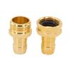 Heavy Duty Brass Mender End Repair Kit Male Female Hose Connector 3/4 Inch