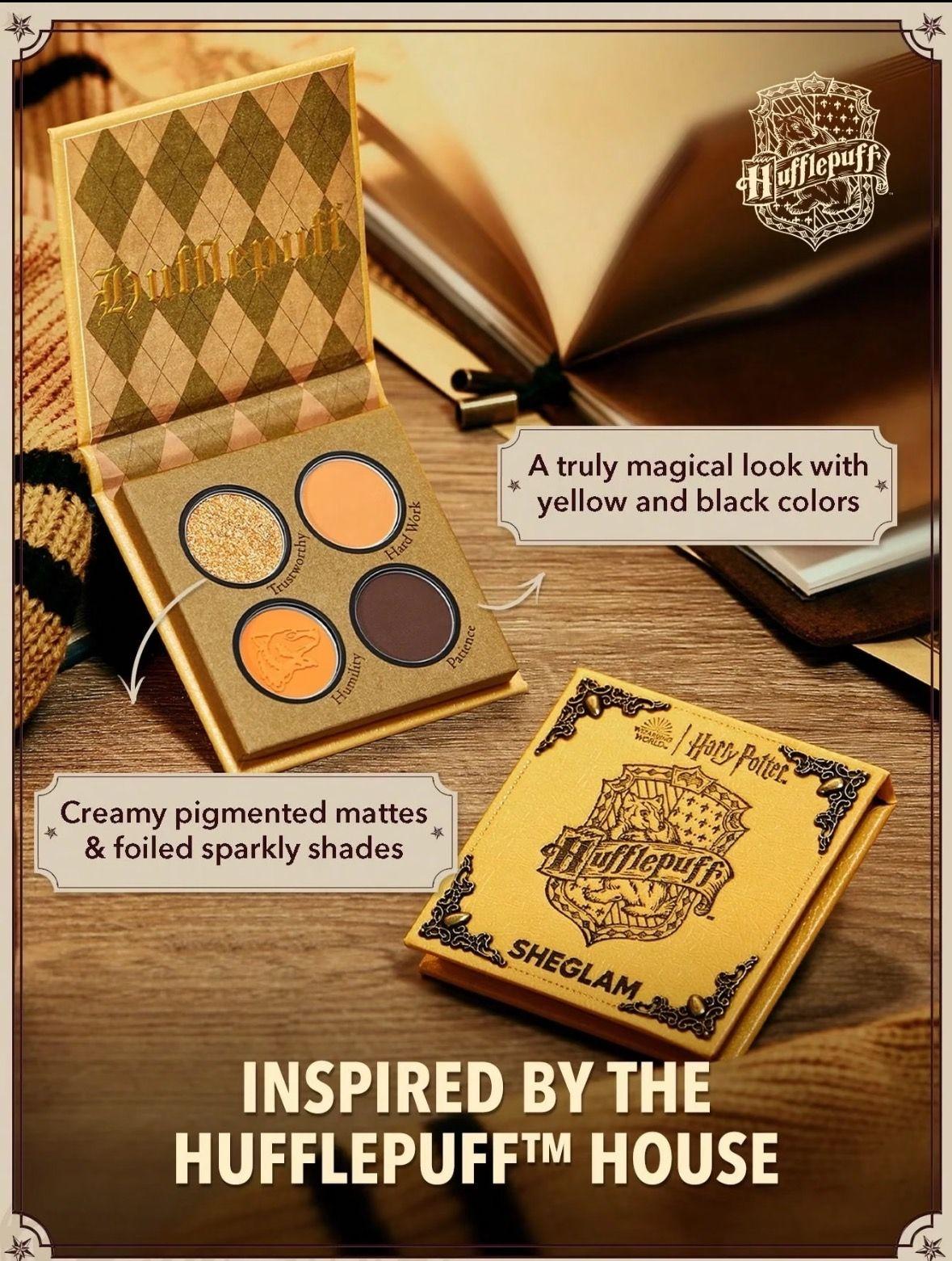 

Harry Potter Hogwarts Series Sheglam Four-Color Eyeshadow Gift Set yellow
