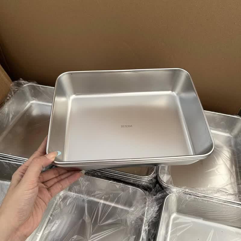 Stackable 304 Stainless Steel Food Prep Tray