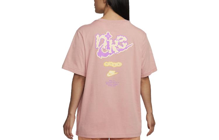 Nike Short Sleeved T Shirts Women's Pink FD2550-618