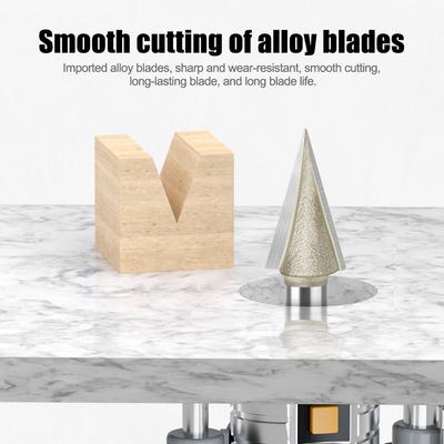 30 Degree Oblique Sharp Knife Slotting Knife Carving Knife Woodworking Wood Carving Milling Cutter Carving Cutter Trimming Machine Engraving Cutter