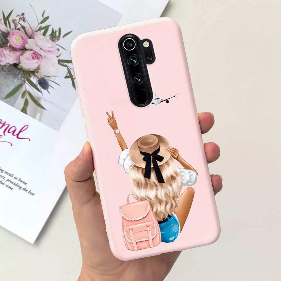 Für Xiaomi Redmi Note 8 Pro Hülle Mode Mädchen Weiche Silikon Rückseite Für Redmi Note 8Pro 8 pro Niedliche Cartoon Handyhülle Fundas