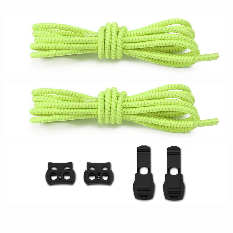 1Pair/3Pair New Unisex Round Elastic Shoelace High-Quality Laces for Sneakers and Casual Shoes Available in A Variety of Colors