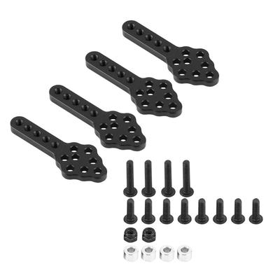 4pcs Set RC Car Shock Absorber Damper Mount Plate Adjustable Height for 1 10 Crawler
