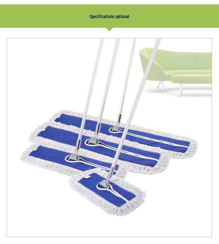 Witte Wolk Aluminium Steel Katoengaren Stofmop
