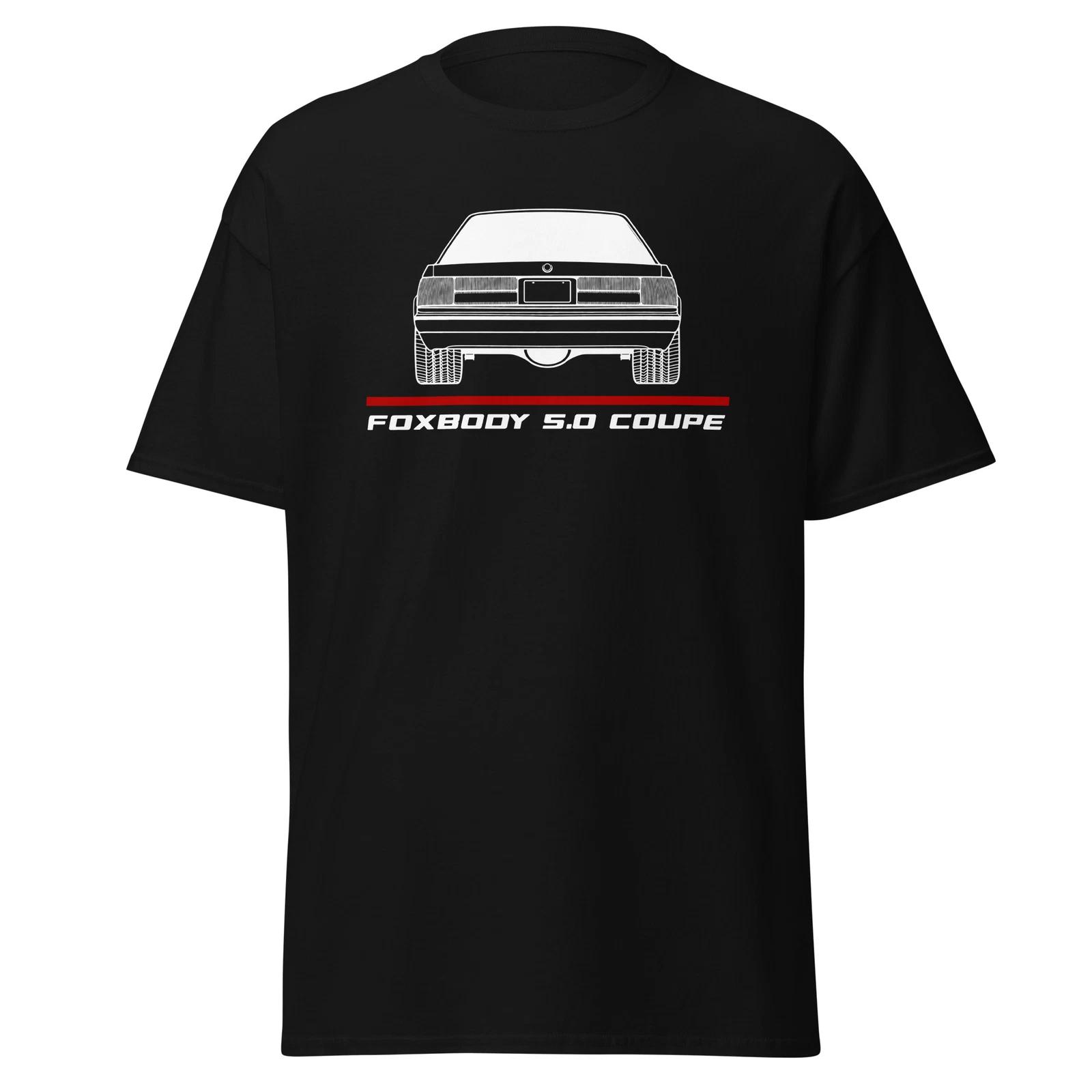 T-Shirtd Mustang Coupe 5.0 Foxbody Car Enthusiast Birthday Gift XS