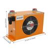 12V Luft-Öl-Kühlmaschine AH0608T | 60LPM Hydraulikölkühler, Vollkupfermotor, ≤2MPa Arbeitsdruck