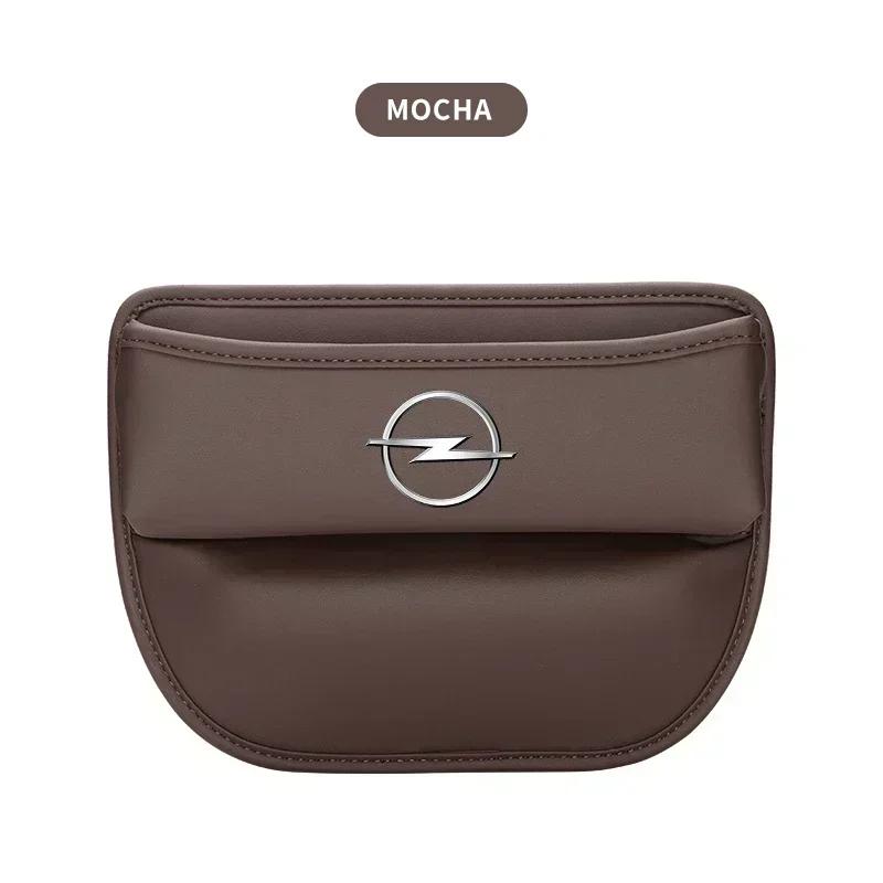 VKXG1 Leather Car Crevice Side Storage Pocket For Opel Astra H G J Insignia Mokka Zafira Corsa Vectra C D Antara Combo Accessories