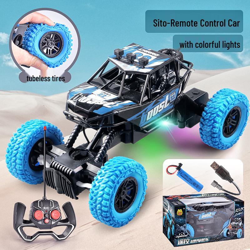 Rechargeable Remote Control Off-road Car for Kids - Four-Channel Electric Toy Gift