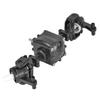1Celsius16 Gear Differential Axle Metal Drive Shaft Fit for FY004 Q64 Q60 WPL B36 MN77 6-Wheel RC Car