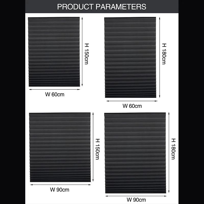 Black White Brown Chic Zebra Pleated Blinds For Bedroom Window Blinds Blackout Curtain Cheap Dropshipping 1 PC