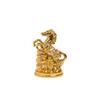 Feng Shui Gold Horse with Uplifted Legs Standing with Wealth Pot || Money & Power || Statue || Showpiece || Vastu || Decorative || Figurine