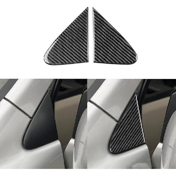 Real Premium Carbon Fiber Car Center Console Gear Shifter Transmission Panel Cover Sticker Auto Interior Accessories Compatible with Toyota Corolla