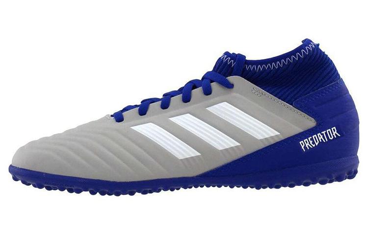 

Adidas Predator 19.3 19.3 TF Устойчивые к скольжению Амортизация Износостойкие Низкие Футбольные Бутсы Серо-Синие Детские CM8548 28