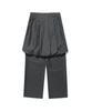 Nice Ghost Club Ffats Check Balloon Layered Skirt Pants_Charcoal(Ng2Fsupa90A)