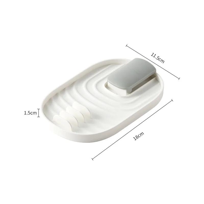Kitchen Spoon Holders Fork Spatula Rack Shelf Organizer Plastic Chopsticks Holder Non-slip Spoons Pad Storage Rack