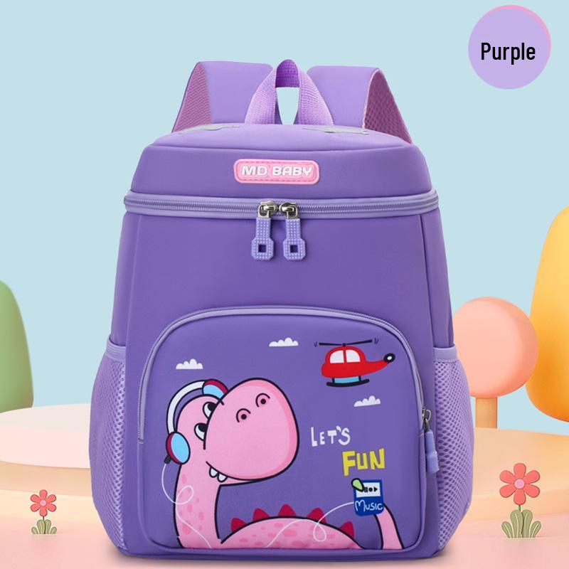 Mochila de Dinosaurio Adorable para Niños - Bolsa de Escuela y Jardín de Infancia de Gran Capacidad