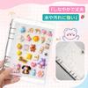 A6 Size Large Transparent Sticker Binder Includes 20 Removable Sticker 3D Sticker Planner Gift 6-Hole Sheets, Storage, Decoration, Scrapbook, Girl's