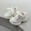 Children's sports shoes with mesh upper, dad-style sneakers2026New Spring and Autumn School Casual Shoes for Elementary Students with Velcro