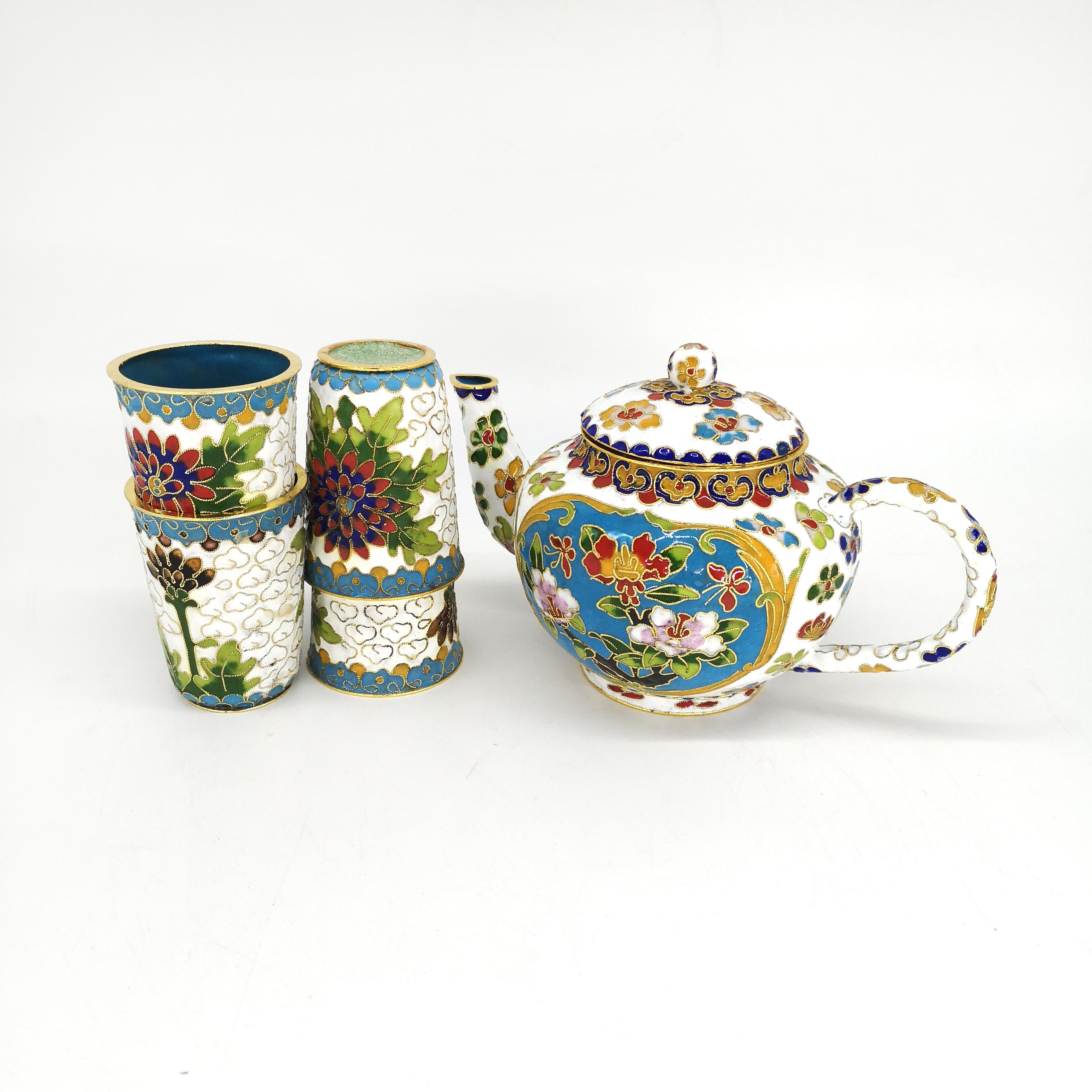 Factory Selling Exquisite Art Ornaments Cloisonne Kettle Ornaments