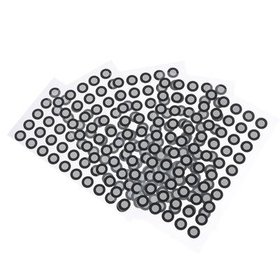 5 Sheets Reflective Markers Point Film 0.15mm Thickness Tear Resistant High Reflective Marker Points for 3D Scanner Black Color