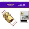High-Pressure Car Wash Foam Gun Nozzle with 1/4 Quick Connect Adapter