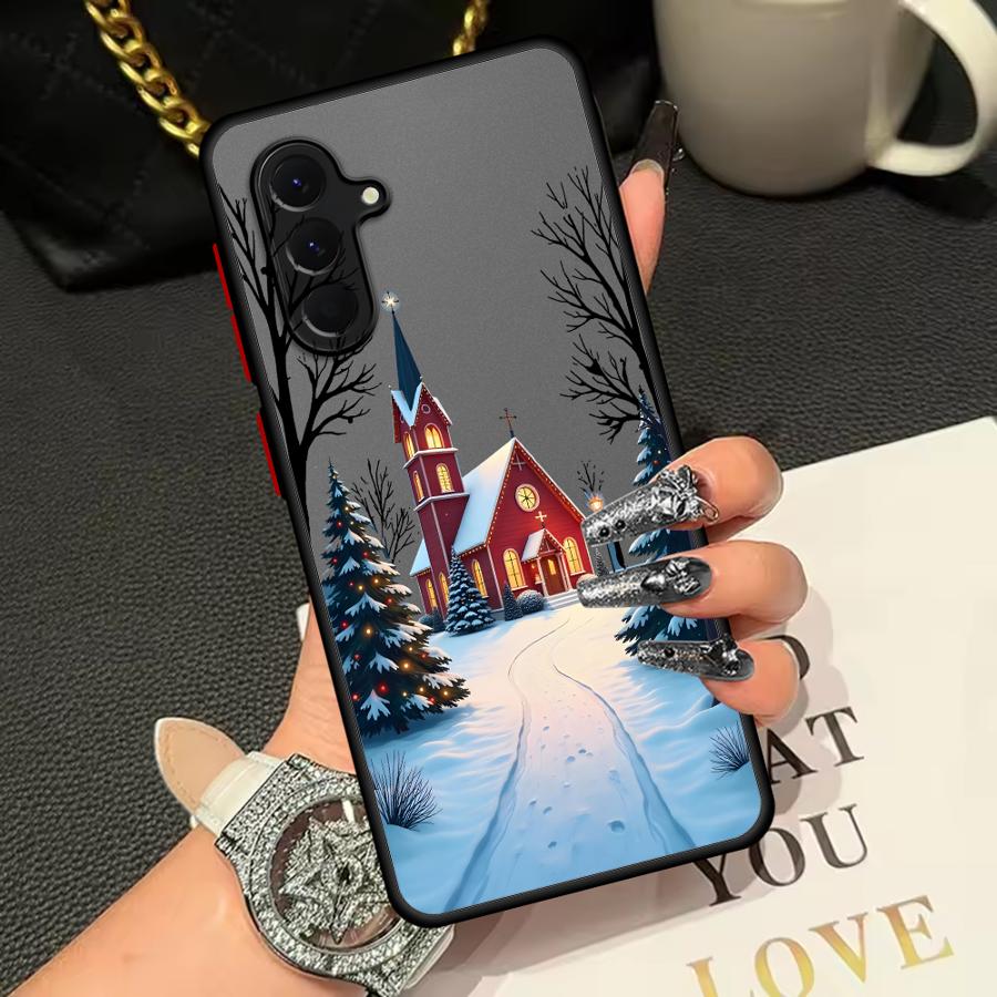Case for Samsung Galaxy A52 A71 A21 A36 A22 A23 A32 A73 A25 A26 A56 A72 A31 Soft Cover Christmas Santa Claus