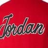Jordan Spliced Design Front Six-Championship Print Single-Breasted Baseball Jacket Men Jacket Red BQ5166-657