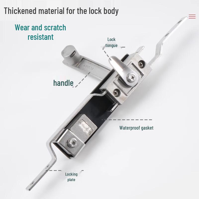 Langsaizebo 304 Stainless Steel MS828 Cabinet Rod Lock