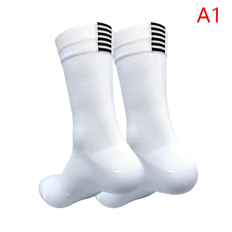 

Профессиональные носки для велоспорта с длинными трубками для мужчин и женщин, для спорта на открытом воздухе, быстросохнущие, всесезонные, носки для велосипедистов, носки для бега A1