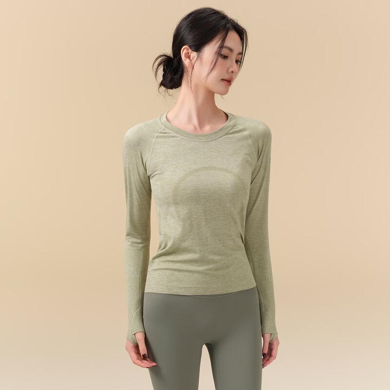 ACKDCS Women s Long Sleeve Quick-Dry Fitness Top M