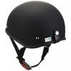 Bike Parts Center Helmet Half Ducktail Matte Black Free Size (Head circumference 57cm~less than 60cm) 7117