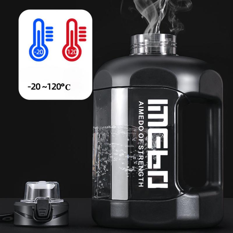 Drop-proof Large Capacity Net Red Tons Tons Bucket Sports Fitness Men and Women Students Portable Plastic Water Bottle