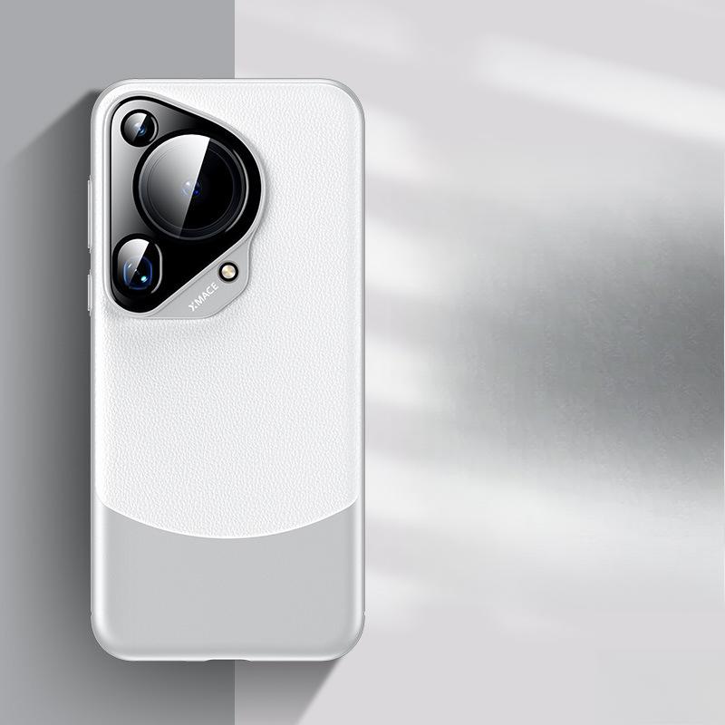 Plain Leather Matte Thin and Suitable for Huawei Pura70 Mobile Phone Case High-end 70ultra Full-inclusive 70pro Men's Leather Case