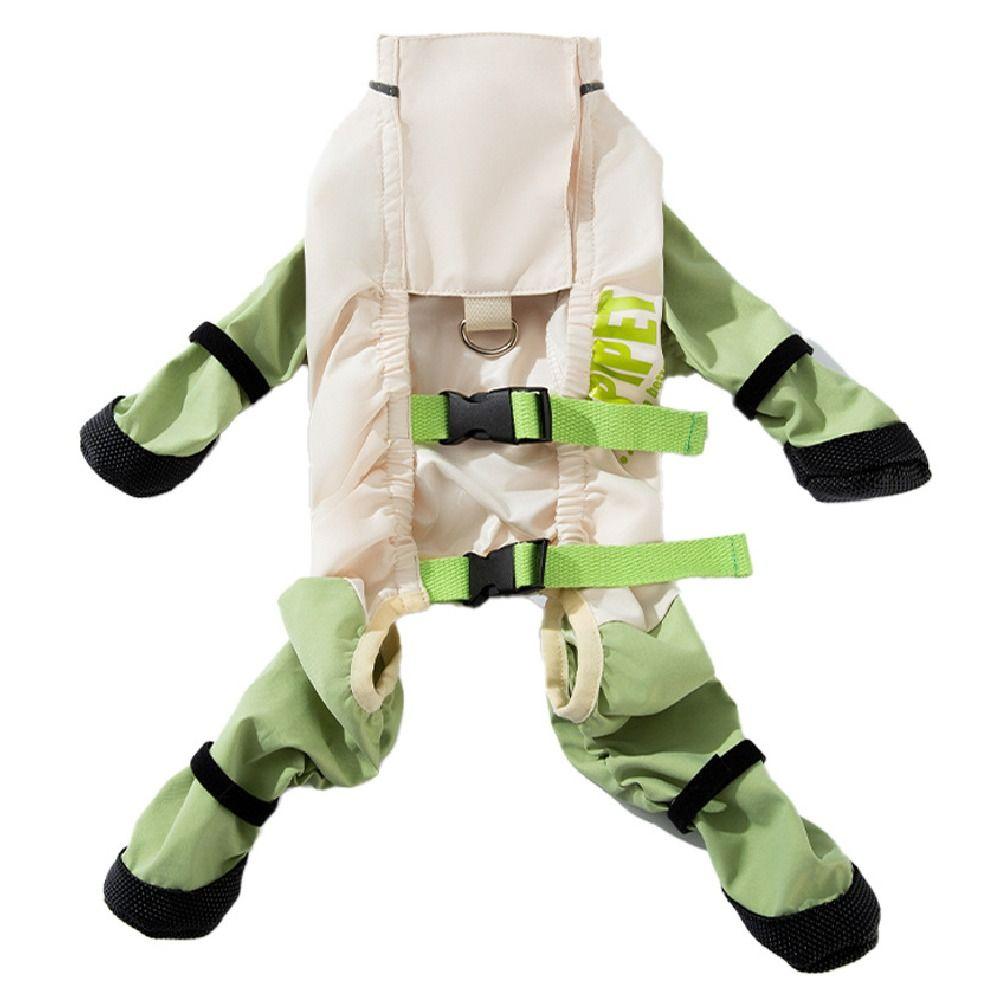 Waterproof Dog Four-Legged Pants Adjustable Full Coverage Dog Boots  Outdoor