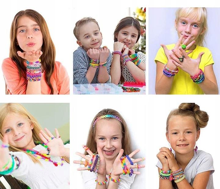 Gumki Do Tworzenia Robienia Bransoletek Loom Bands Xxl 4400 Elementów